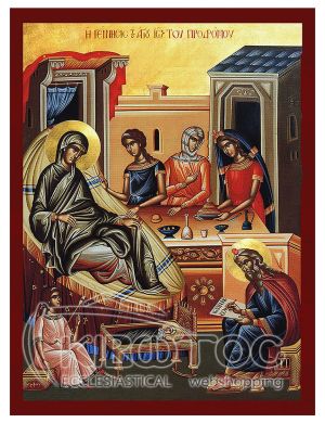 Εικόνα Η Γέννηση του Αγίου Ιωάννη του Πρόδρομου Βυζαντινή