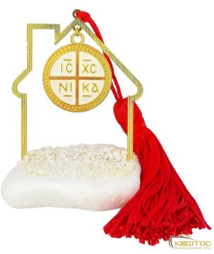 Γούρι Επιτραπέζιο Σπίτι Ιησούς Χριστός Νικά