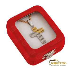 Σταυρός Ατσάλι Ασημόχρυσος