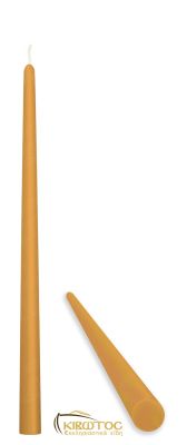 Λαμπάδα Καφέ Κοφτή Μεσαίο Μέγεθος