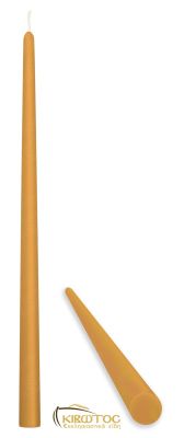 Λαμπάδα Καφέ Κοφτή Μεγάλο Μέγεθος