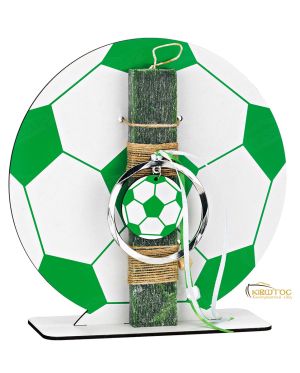 Λαμπάδα με Δώρο Ξύλινο Επιτραπέζιο Μπάλα Πράσινη