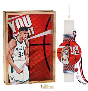 Λαμπάδα με Δώρο Κάδρο Πρωταθλητής Μπάσκετ