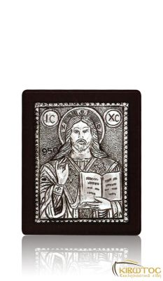 Εικόνα Ασημένια Ιησούς Χριστός 5x4cm