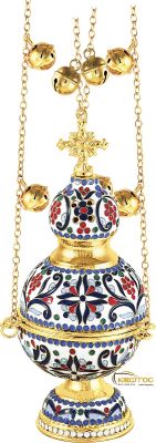 Θυμιατό Επίχρυσο Σμάλτο 3469