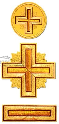 Αρχιερατικοί Σταυροί Σχέδιο Χρυσοκεντημένος Σταυρός