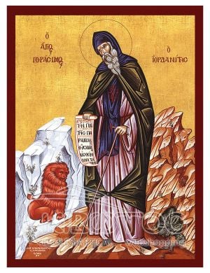 Εικόνα Άγιος Γεράσιμος ο Ιορδανίτης Βυζαντινή