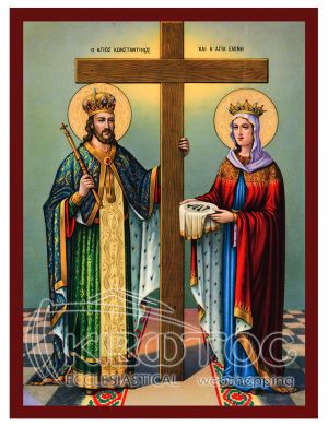Εικόνα Άγιος Κωνσταντίνος και Αγία Ελένη  Βυζαντινή