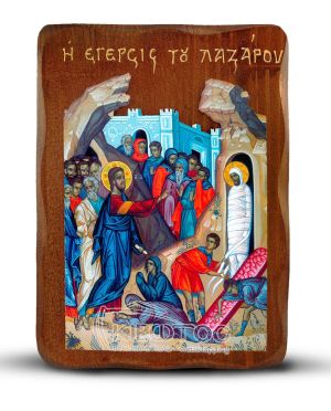 Orthodox Icon The Raising of Lazarus