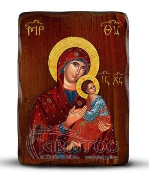 Orthodox Icon Virgin Mary Queen of Heaven