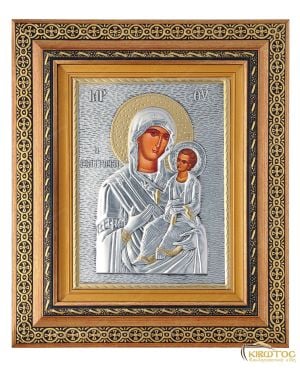 Εικόνα Παναγία Γιάτρισσα με Κορνίζα