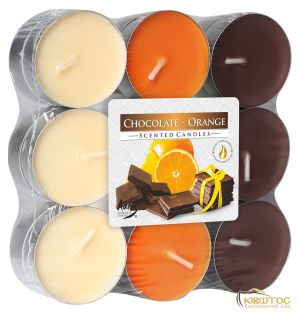 Κεράκια Ρεσώ Σοκολάτα & Πορτοκάλι 18άδα