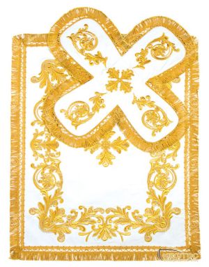 Κάλυμμα Αγίου Δισκοπότηρου Σατέν Λουλούδι