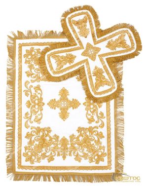 Κάλυμμα Αγίου Δισκοπότηρου Σατέν Άμπελος