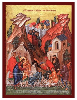 Εικόνα Ιησούς Χριστός Ιώμενος τα Ποικίλα Πάθη των Νοσημάτων Βυζαντινή