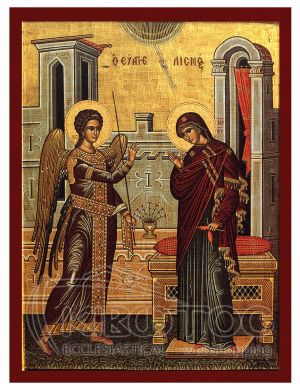 Εικόνα Ο Ευαγγελισμός της Θεοτόκου Βυζαντινή