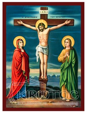 Εικόνα Η Σταύρωση του Χριστού  Βυζαντινή