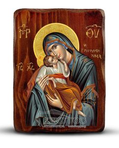 Orthodox Icon Virgin Mary of the Sweet Kiss