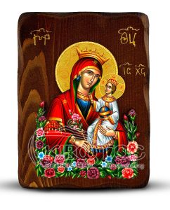 Orthodox Icon Virgin Mary of Roses