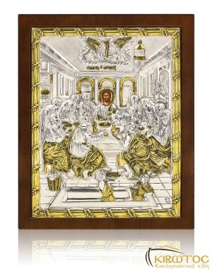 Εικόνα Παναγία Ρίζα του Ιεσσαί Ασημόχρυση