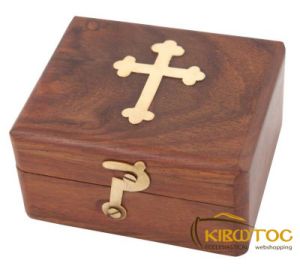 Κουτί Αποθήκευσης ξύλινο με μεταλλικά στοιχεία
