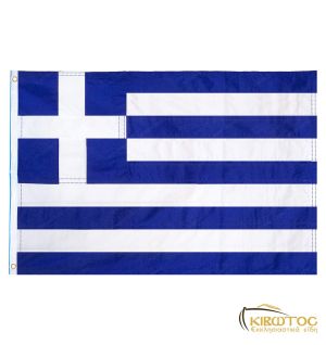 Σημαία Ελληνική 200x120cm Ραφτή Καραβόπανο